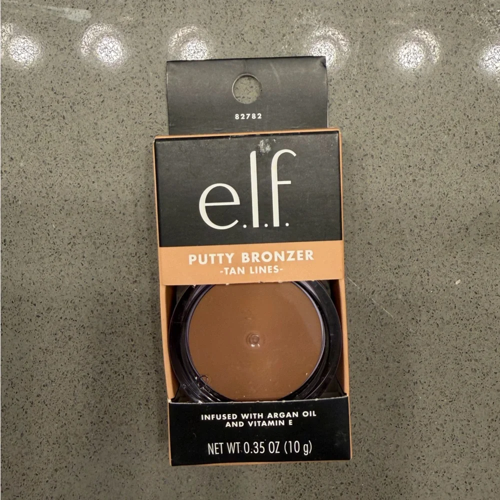 e.l.f. Putty Bronzer Tan Lines Cream Bronzer with Argan Oil NWT